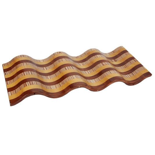 Curved Hardwood Wall Art Gem